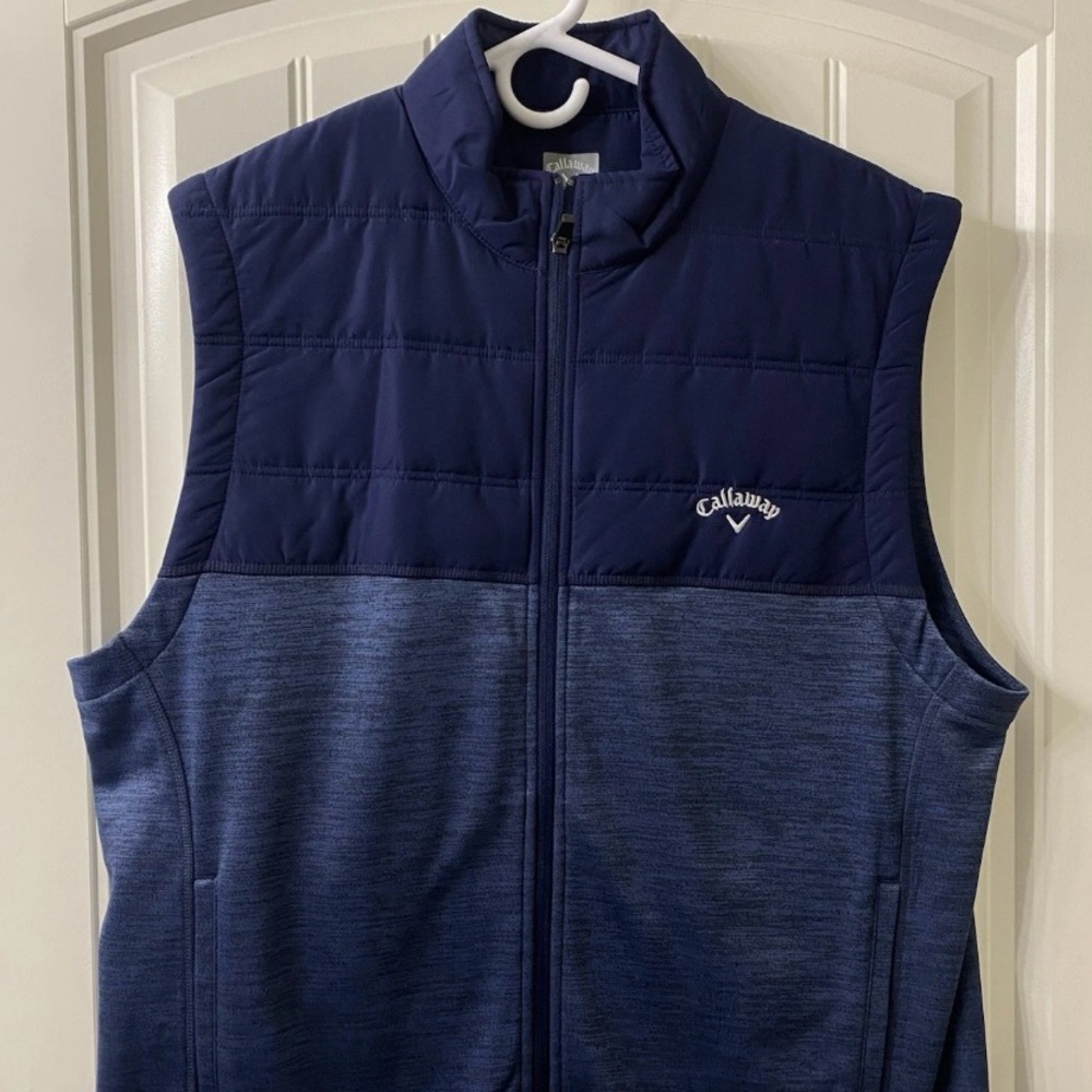 Callaway Dark Blue Quilted Vest